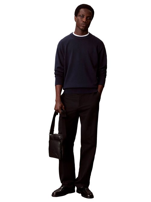 CALVIN KLEIN reporter bag with monogram CALVIN KLEIN | LV04D3368GUB1